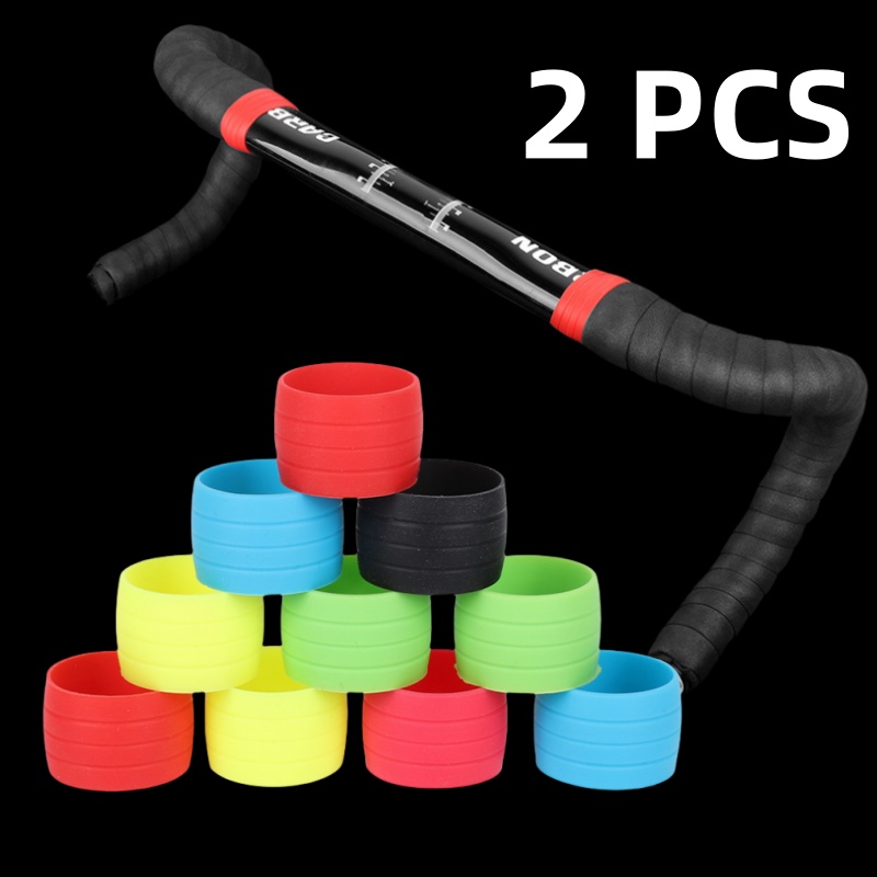 Bell Handlebar Ring - 2pcs Silicone Anti-skip Bicycle Handlebar Tape