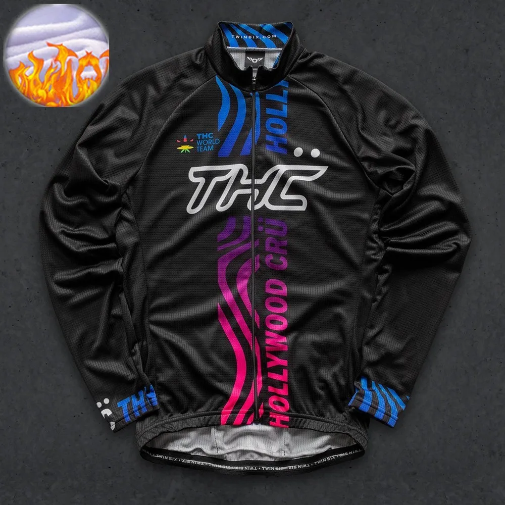 Cycling Commuter Jacket - Winter Long Sleeve Thermal Fleece Cycling