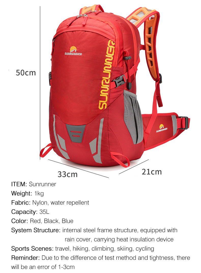 35L Hiking Backpack Bag Large  - Cycling Commuter Backpack Waterproof review and price