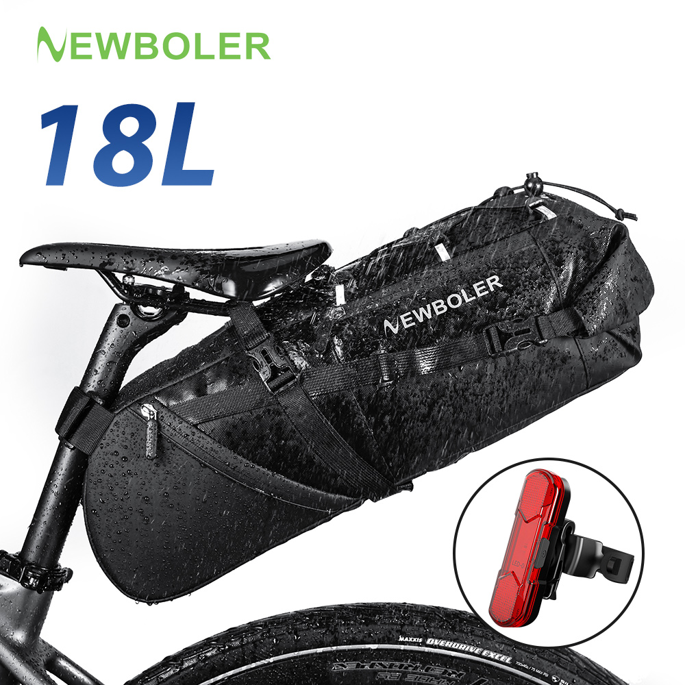 NEWBOLER 18L Bike Saddle Bag W - Cycling Commuter Backpack Waterproof review and price