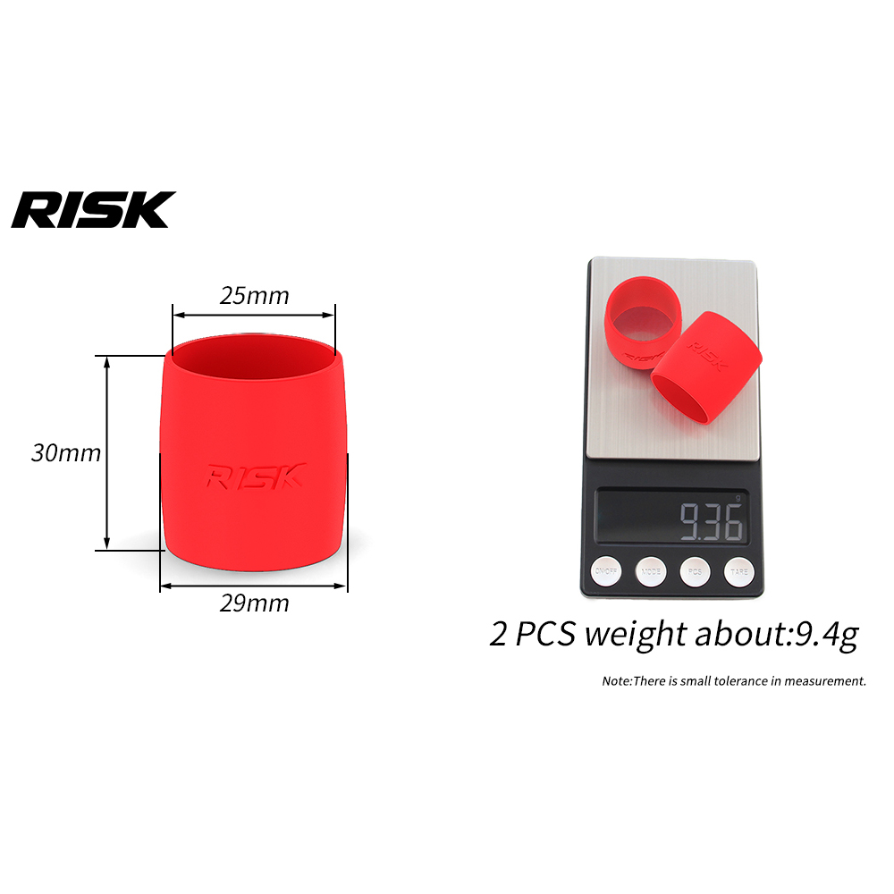 2pcs/bag RISK Road Bike Elasti - Bell Handlebar Ring review and price