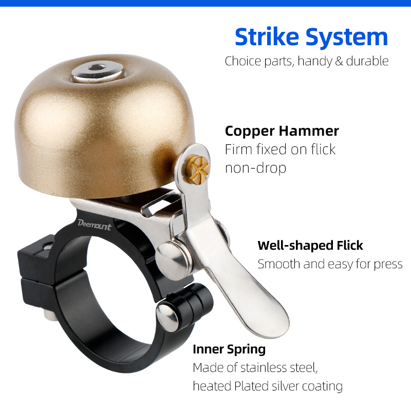 Deemount Bicycle Brass Ring 35 - Bell Handlebar Ring review and price
