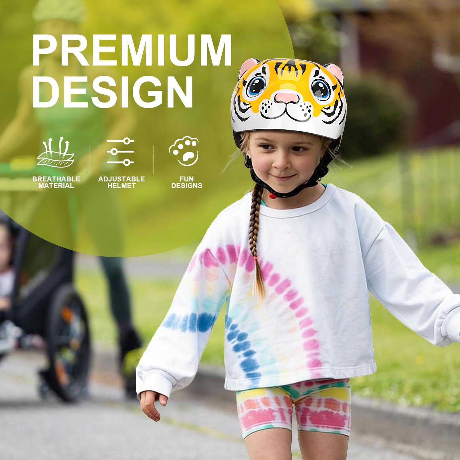 Kids Helmet Tiger Pattern Adju - Commute Cycling Helmet review and price