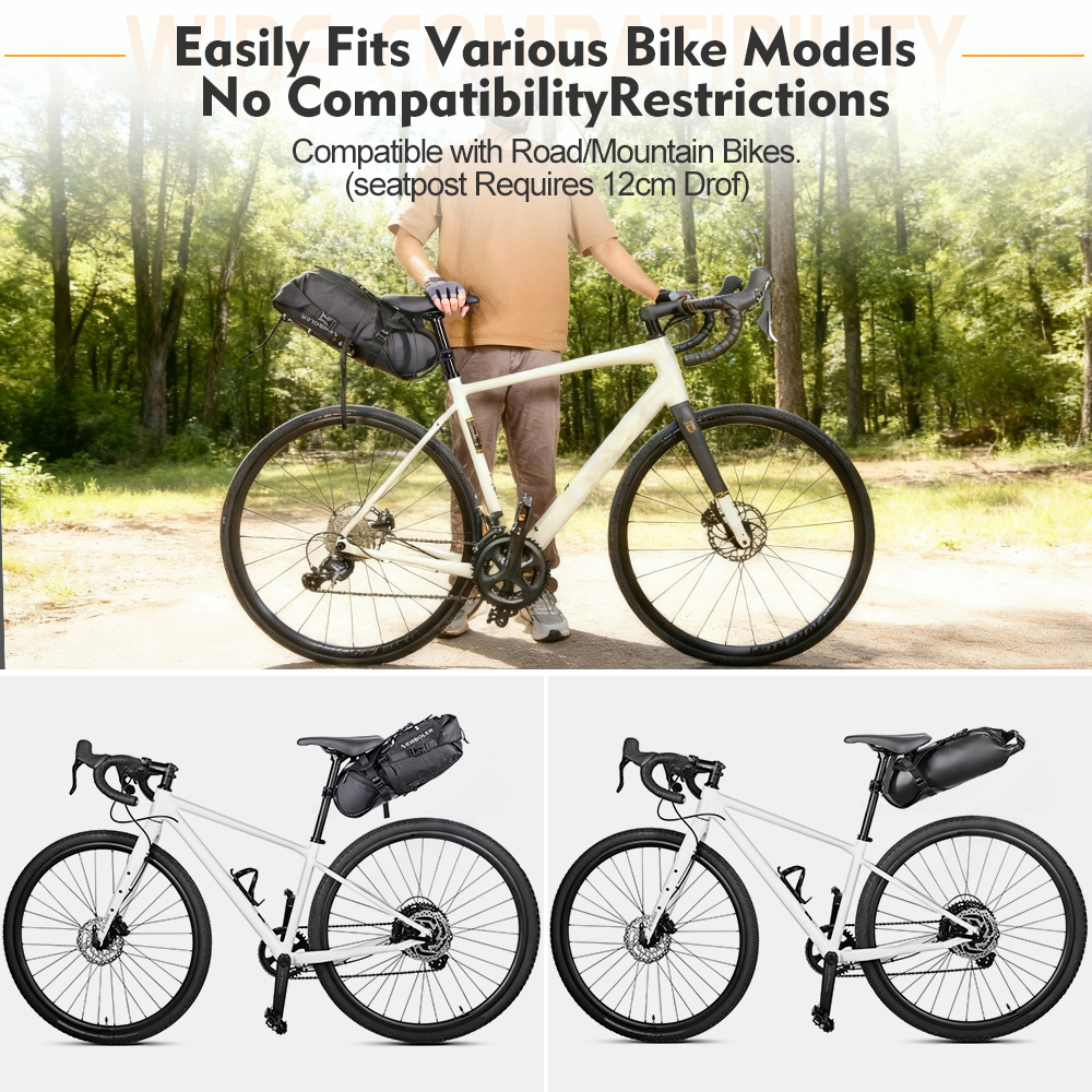 NEWBOLER Bicycle Saddle Bag Ho - Panniers Waterproof Rear review and price
