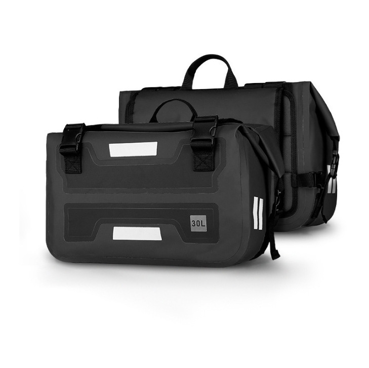 30L x2 Motorcycle Saddle Bags  - Panniers Waterproof Rear review and price